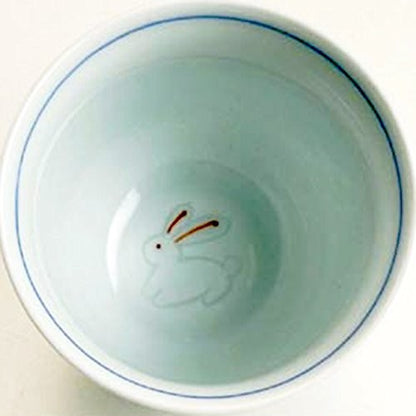 【made in japan】
Arita Porcelain Hime Usagi Small Cup - Delightful Rabbit Design, Ideal for Tea or Coffee, Japanese Pottery Gift