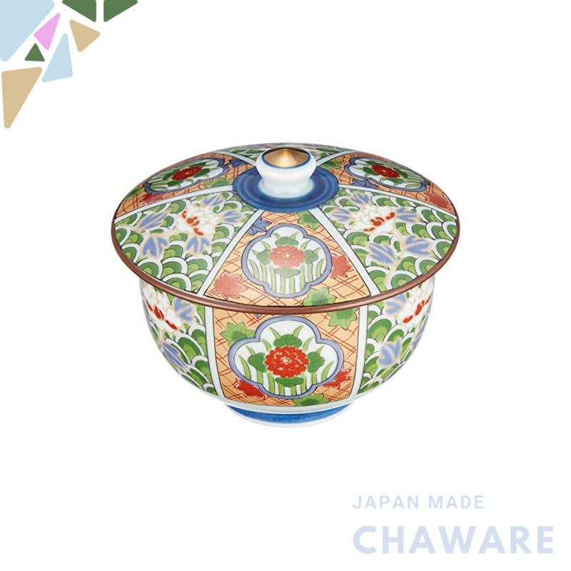 【made in japan】
Ranchant Green Cup Set, 10x8 cm, Nabeshima Pattern, Made in Arita, Japanese Porcelain, Perfect for Tea o