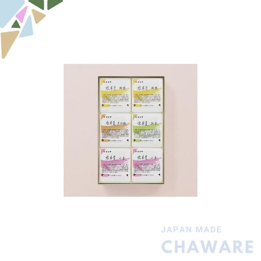 Toraya Mizuyokan (Water Yokan) - Set of 6 Delicately Sweet Japanese Jelly Treats, Perfect for Refreshing Snacks or Desse