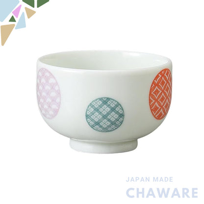 【made in japan】Japanese Tea Cup Set, Sencha Bowl, 8.2×5.5cm, 165cc, Genji Maru Pattern, Dishwasher & Microwave Safe, Min