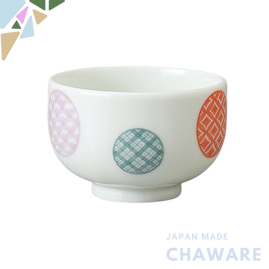 【made in japan】Japanese Tea Cup Set, Sencha Bowl, 8.2×5.5cm, 165cc, Genji Maru Pattern, Dishwasher & Microwave Safe, Min