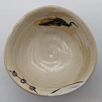 【made in japan】
Mino Ware Wada Ichihito Matcha Bowl and Tea Cup Set, Approx. 13cm, Fujin Raijin Design, Made in Japan, Model 105-0013. Perfect for tea lovers and collectors!