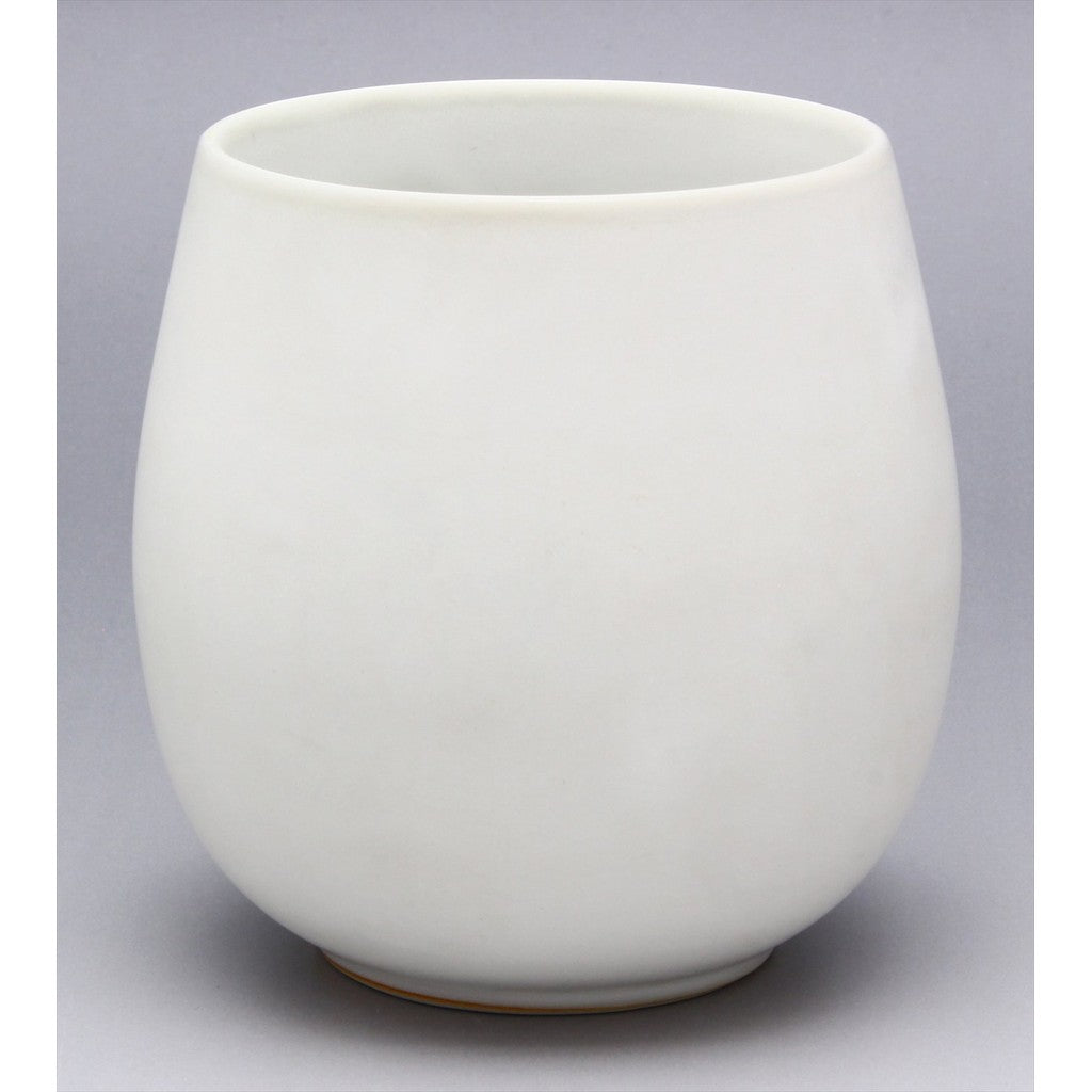 【made in japan】
Mino Ware Feng Shui Daruma Sushi Teacup in White (Promotes Health and Fortune, Protection from Evil) K11210