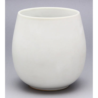 【made in japan】
Mino Ware Feng Shui Daruma Sushi Teacup in White (Promotes Health and Fortune, Protection from Evil) K11210