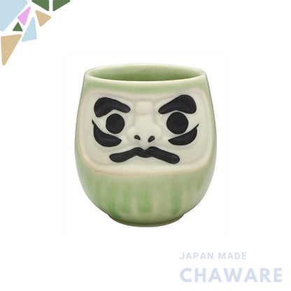 【made in japan】
Casual Life Green Tea Cup 240ml, Mino Ware, Feng Shui Daruma Motif, Talent Enhancement, K12004. Perfect 