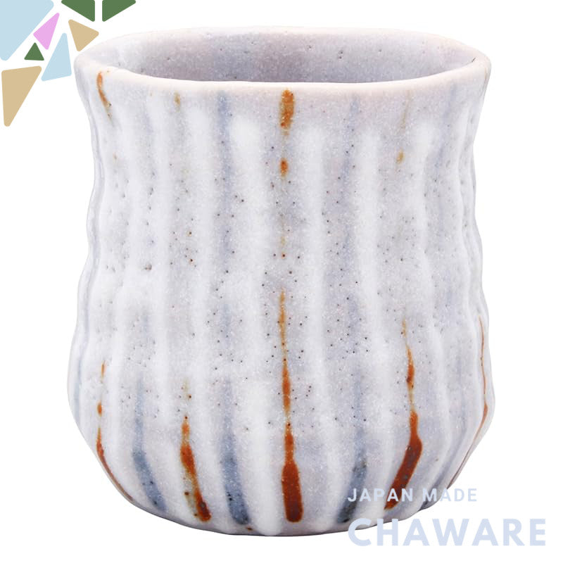 【made in japan】
Mino Ware Kato Mitsuo Large Yu-Don Cup 240ml Capacity, Approx. Diameter 7.7cm x Height 8.6cm, Blue Shino
