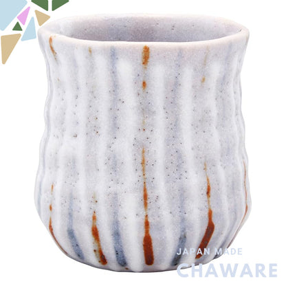 【made in japan】
Mino Ware Kato Mitsuo Large Yu-Don Cup 240ml Capacity, Approx. Diameter 7.7cm x Height 8.6cm, Blue Shino