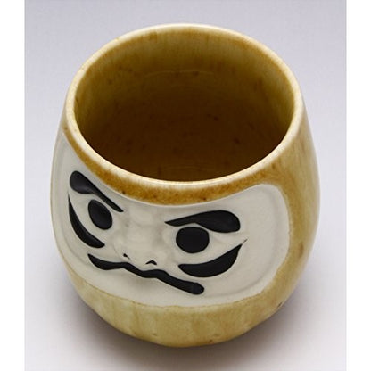 【made in japan】
Mino Ware Feng Shui Daruma Sushi Teacup (Good Fortune for Family) K11214 - Elegant ceramic cup perfect for enhancing family harmony, ideal for sushi lovers!