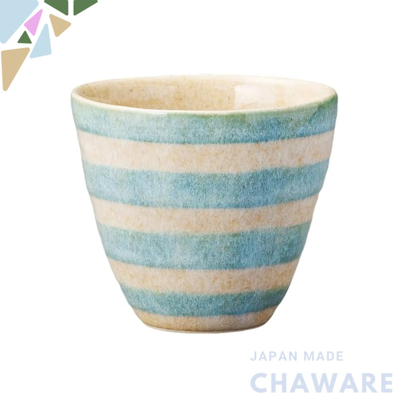 【made in japan】
Ale-net Japanese Tea Cup Set - 200cc Sencha Bowl, 8.4x7.5cm, Microwave Safe, Blue, Premium Mino Ware, Ma