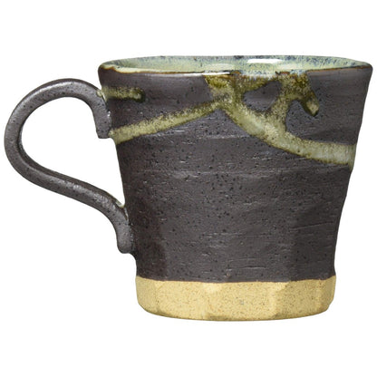 【made in japan】
Mino Ware Ceramic Mug - Japanese Style Coffee Cup with Ash Glaze, Holds 280ml, Easy to Clean, Perfect for Coffee, Tea, and Green Tea, Made in Japan, Item No. 132-8007.
