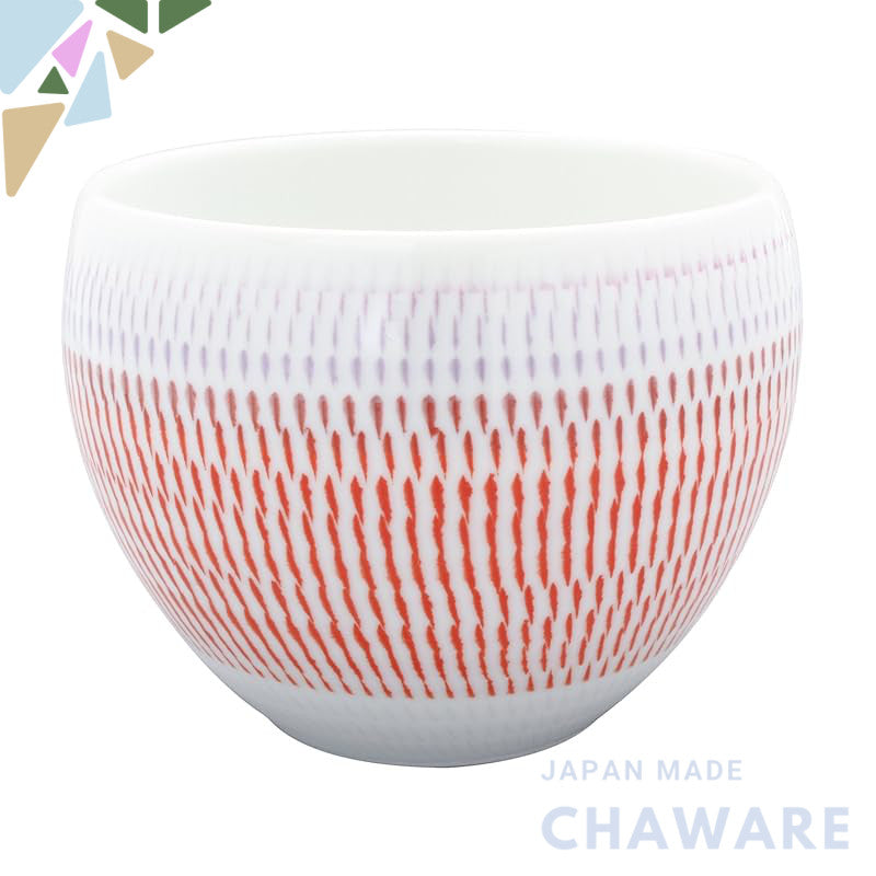 【made in japan】
Hasami Porcelain Isshinkama Colorful Kanna Round Cup Red 22-029 – Perfect for tea or coffee, this exquis