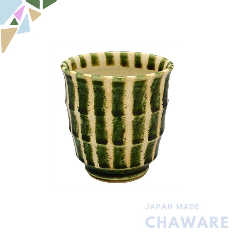 【made in japan】
Mino Ware Takumi Komiko Lightweight and Easy-to-Hold Tea Cup, 240ml, Green, Classic Design, Japanese Cra