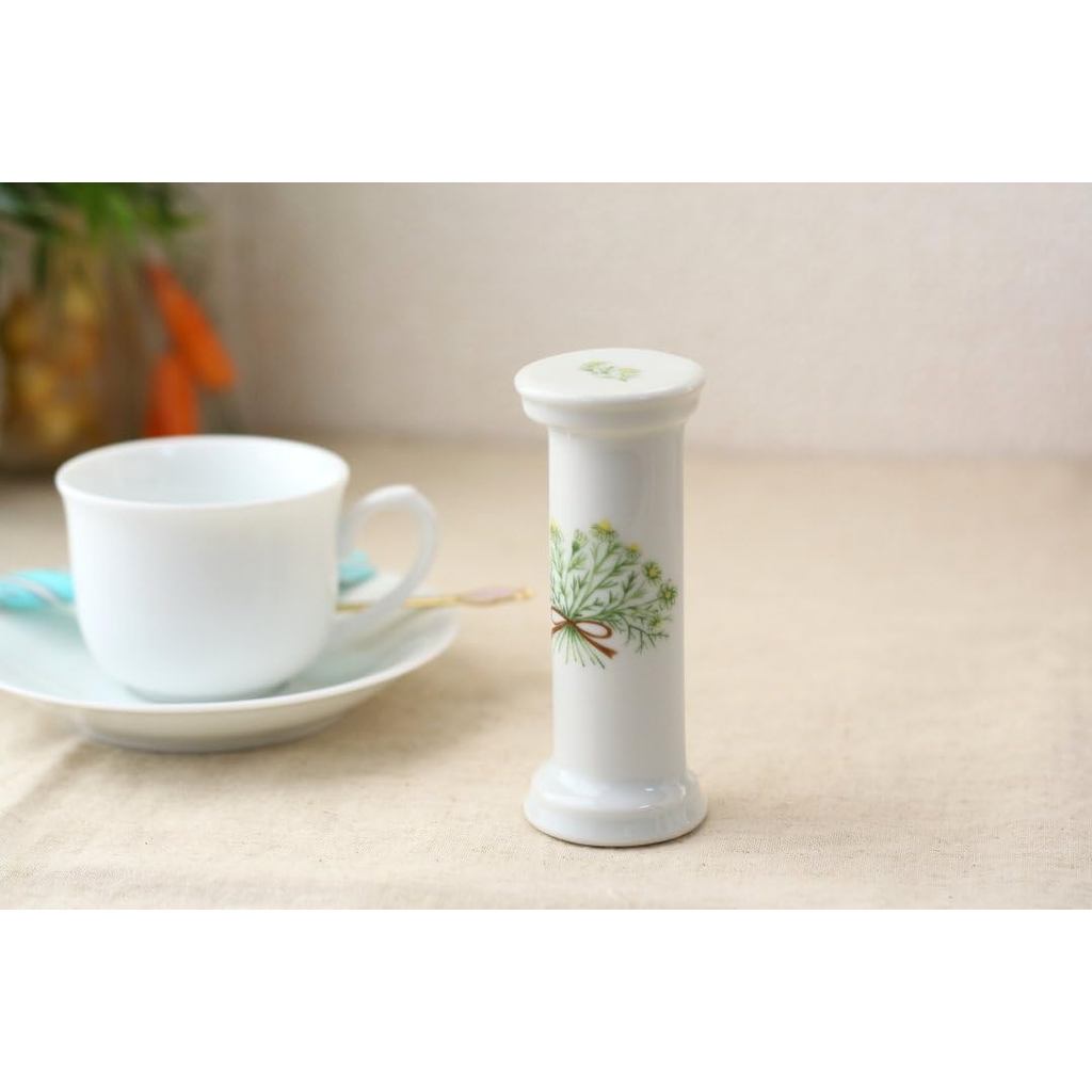 Cerapockke Cute Ceramic 3-Minute Chamomile Hourglass Tea Timer - Seto-Yaki Japan, Floral Gift