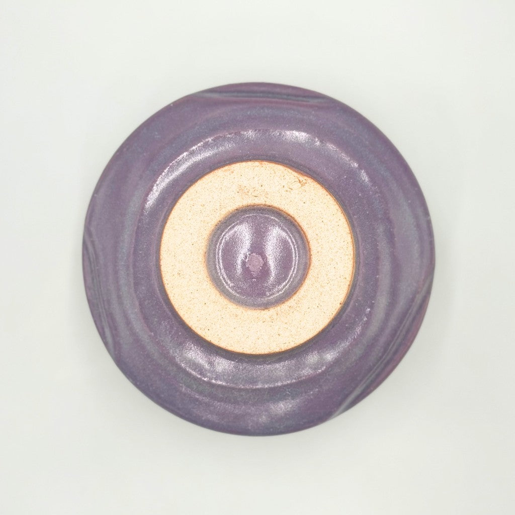 Matcha Bowl (Φ13×H8cm) Iridescent Purple, Traditional Japanese Ceramics, Mino Ware, Perfect for Tea Ceremony and Matcha Preparation, Made in Japan