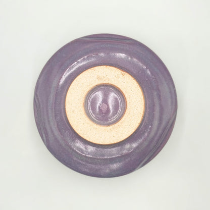Matcha Bowl (Φ13×H8cm) Iridescent Purple, Traditional Japanese Ceramics, Mino Ware, Perfect for Tea Ceremony and Matcha Preparation, Made in Japan