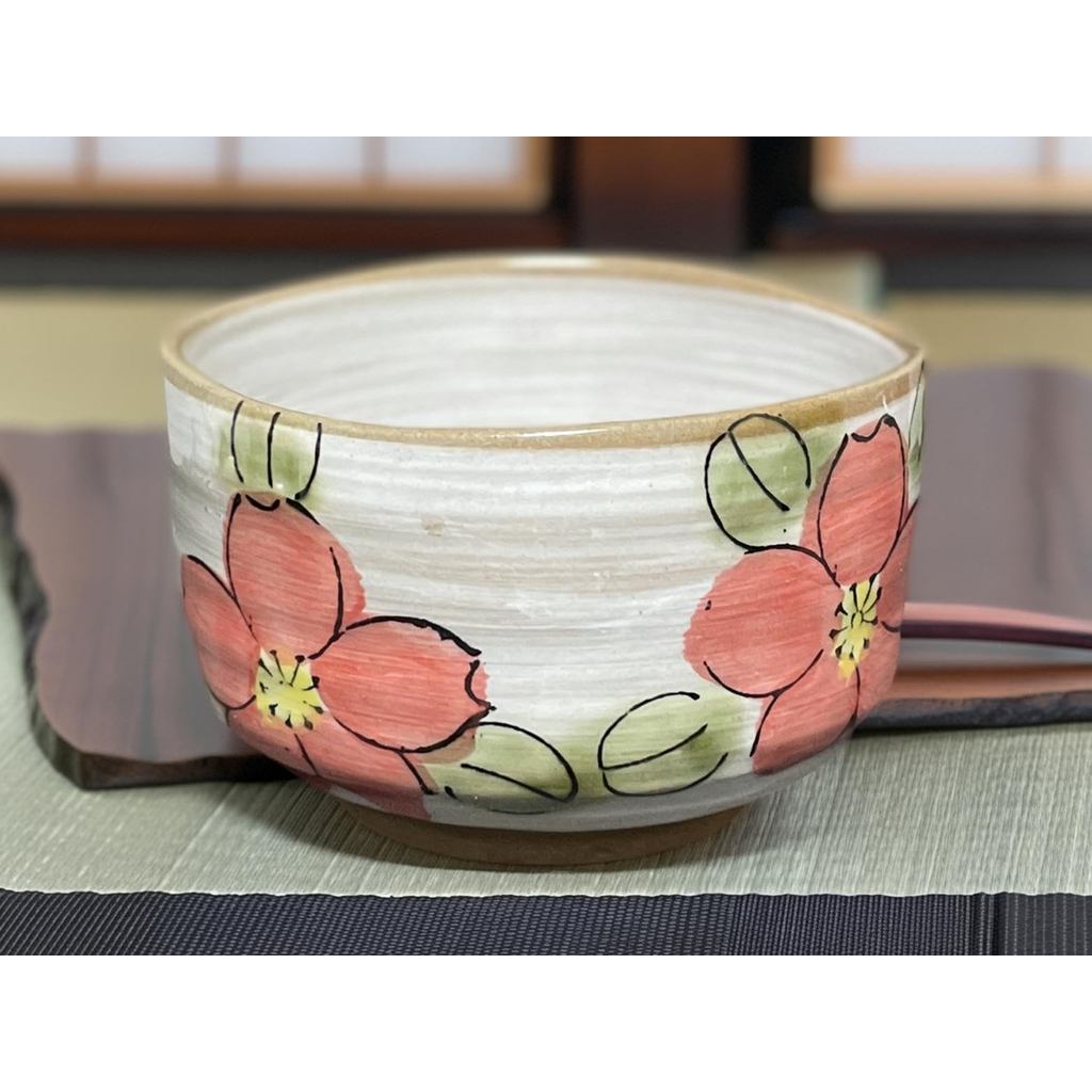Sakura Matcha Bowl 11.8xH7.7cm Japanese Mino Ware Ceramic Tea Ceremony Chawan Made in Japan