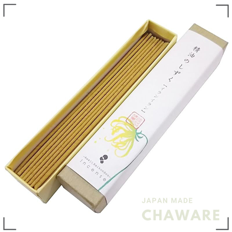 Awaji Baikundo Seiyu no Shizuku Essential Oil Incense Sticks – Japanese Aromatic Home Fragrance, Various Scents (8g/30g)