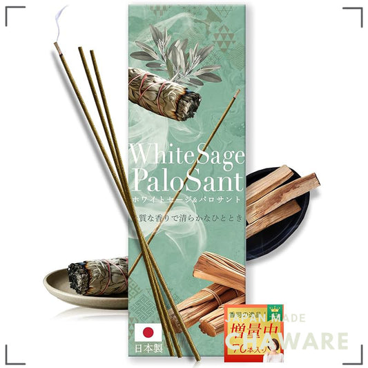 Andall 100% Natural Premium Incense — Made in Japan Sticks & Cones for Meditation, Cleansing & Yoga (Sage, Palo Santo, S