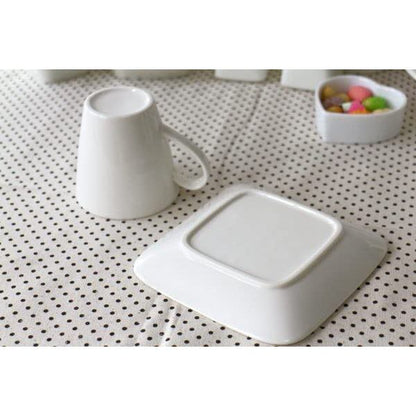 cerapockke CPhome 170ml Japanese Seto Ware Coffee Cup & Saucer - Warm Cream New Bone China, Cafe Use