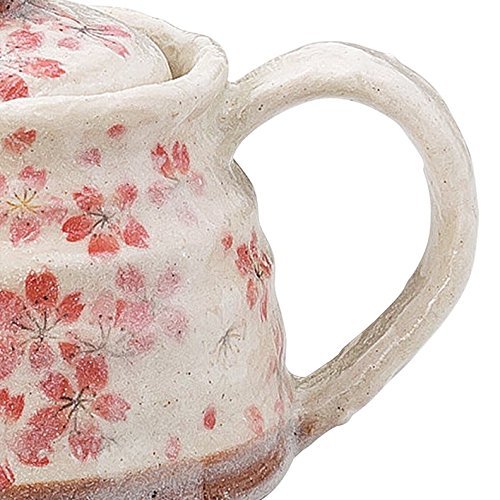 Sohogama Ceramic Teapot Heian Sakura Cherry Blossom with Strainer 420cc, Model 482-09-403