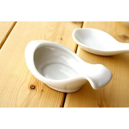 cerapockke Small Seto-yaki Ceramic Chinese Soup Spoon Rest - Made in Japan, Tableware Accent

(92 characters)