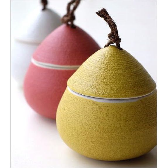 Small Seto-Yaki Ceramic Incense Burner with Lid — Cute Japanese Pottery Home Decor & Gift