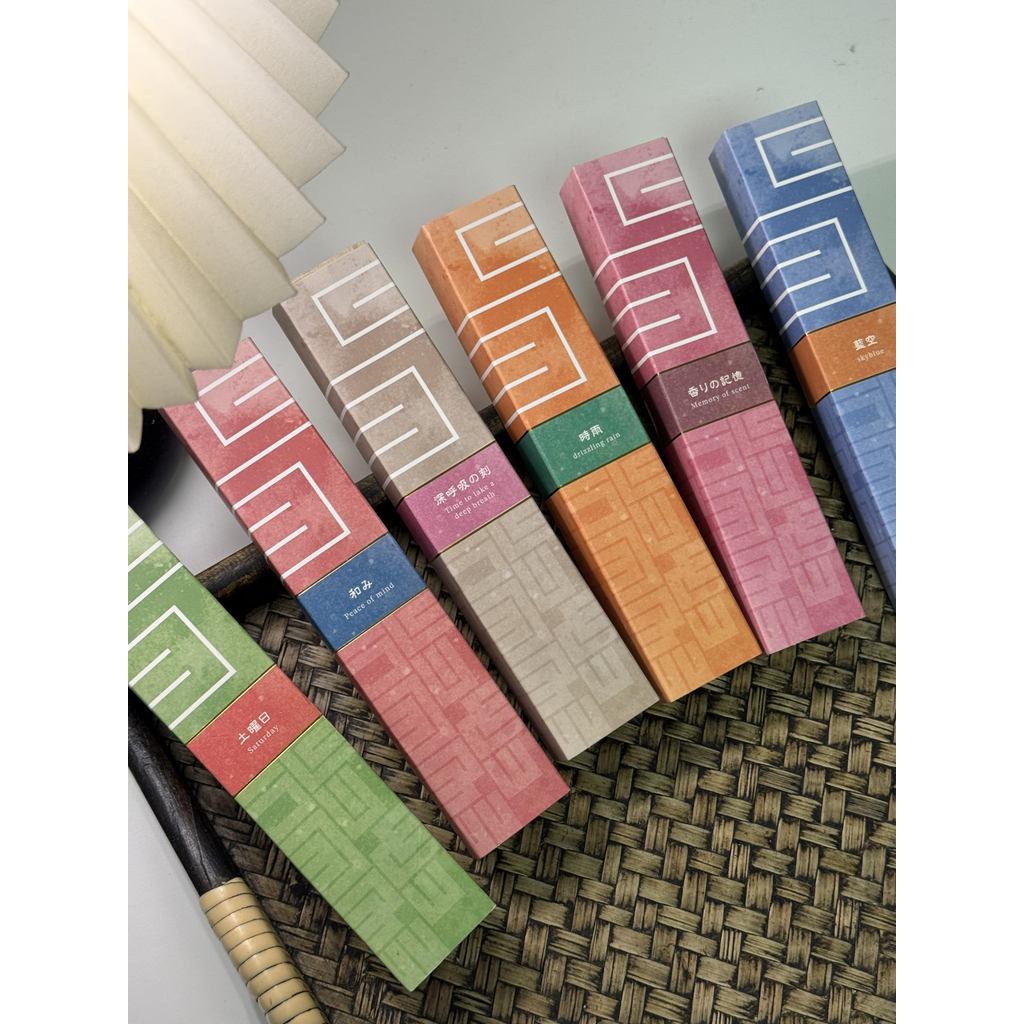 Kaneido Yuuka Japanese Aromatherapy Incense Sticks — Calming & Purifying Scents