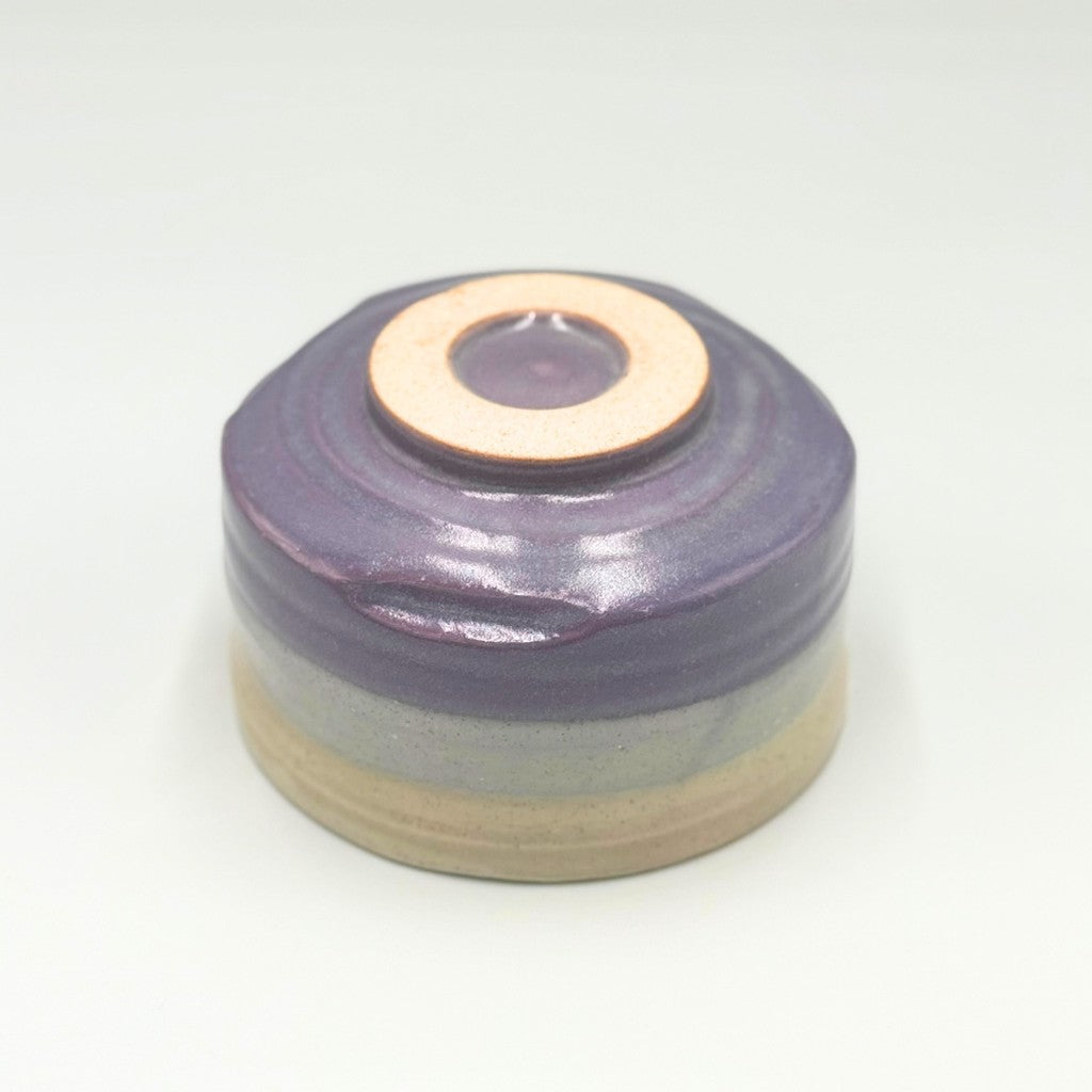 Matcha Bowl (Φ13×H8cm) Iridescent Purple, Traditional Japanese Ceramics, Mino Ware, Perfect for Tea Ceremony and Matcha Preparation, Made in Japan