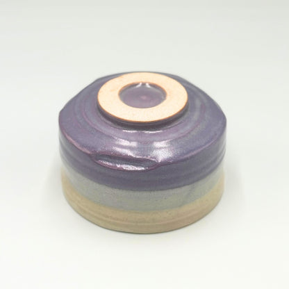 Matcha Bowl (Φ13×H8cm) Iridescent Purple, Traditional Japanese Ceramics, Mino Ware, Perfect for Tea Ceremony and Matcha Preparation, Made in Japan