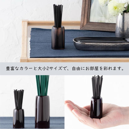 Sunmany Yamanaka Lacquer Incense Holder - Made in Japan, Compact Altar Incense Stand Ø4.0×H8.5cm