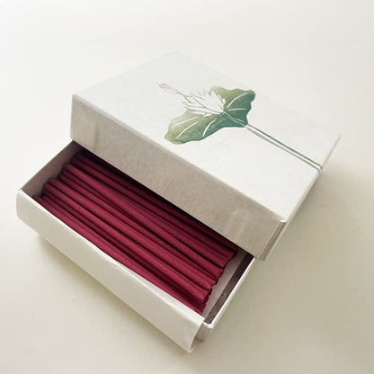 Kousaido HANGA Japanese Incense Sticks Set 10 Scents - Kyoto-Made Lotus Flower Aroma, Premium