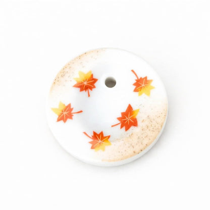 Kousaido HANGA Incense Holder — Japanese Woodblock Motif Incense Dish for Modern Interiors, Made in Japan