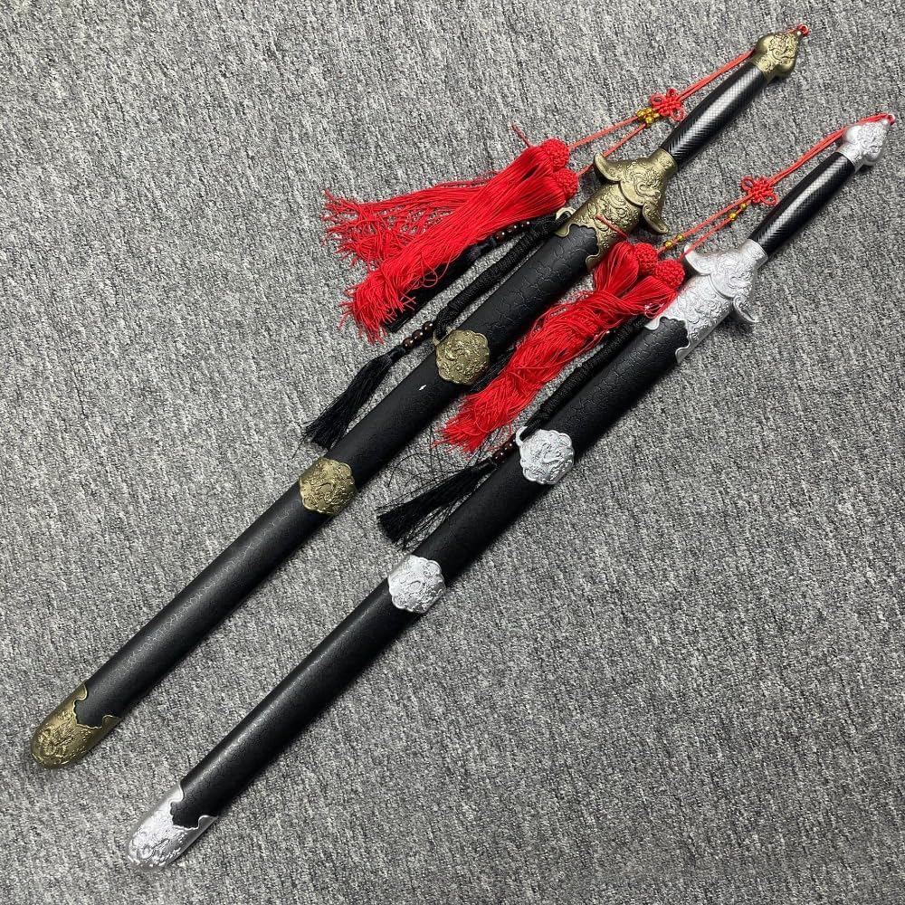Minogo 97cm Wooden & Bamboo Training Sword — Lightweight Durable Tai Chi Kendo Iaido Practice Bokken Shinai for Beginners Workout Stage Prop Cosplay Gift
