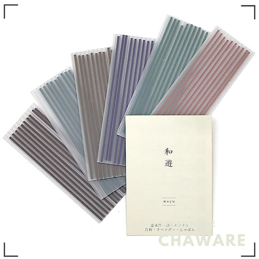 Japanese Starter Incense Set — 6 Elegant Scents, 60 Sticks