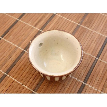 Seto Ware Katakuchi Tokusa Sauce Pourer Bowl - Commercial Tableware, Soy Dispenser, Outlet, Japan