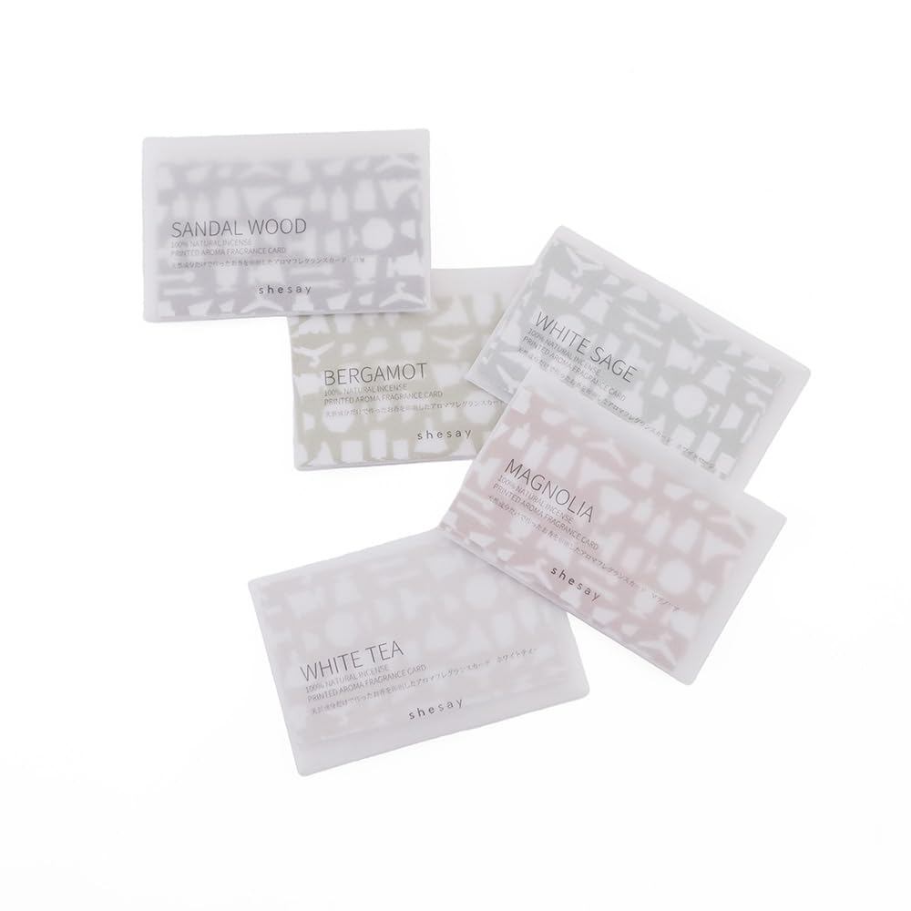 shesay Japanese Natural Incense Fragrance Message Card