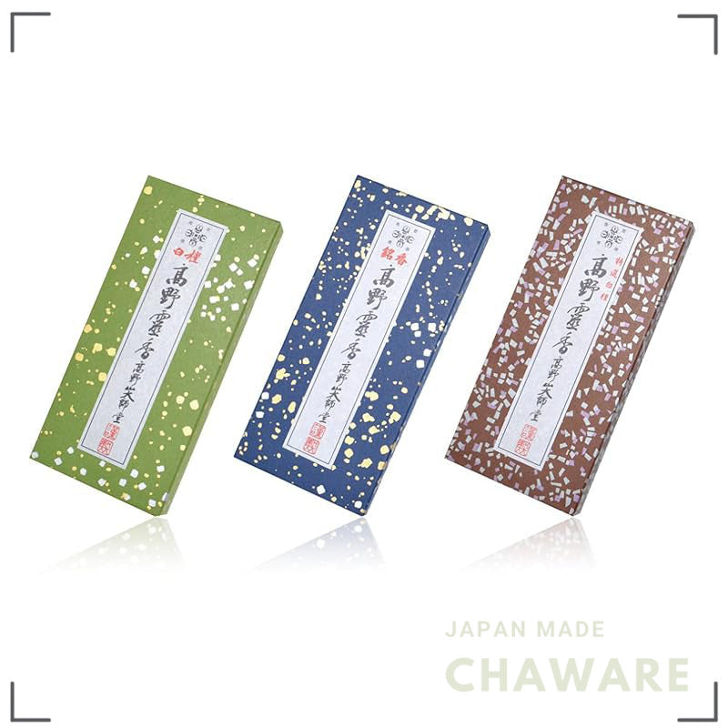 Koyasan Daishido Koya Reiko Incense 3-Variety Set Premium Sandalwood 75pcs for altar Japan
