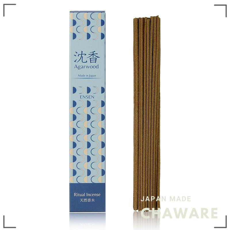 ENSEN Tani Agarwood & Sandalwood Incense Sticks 100% Natural Japan Temple Aroma 20g 60pcs No Holder
