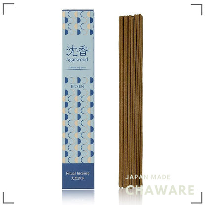 ENSEN Tani Agarwood & Sandalwood Incense Sticks 100% Natural Japan Temple Aroma 20g 60pcs No Holder