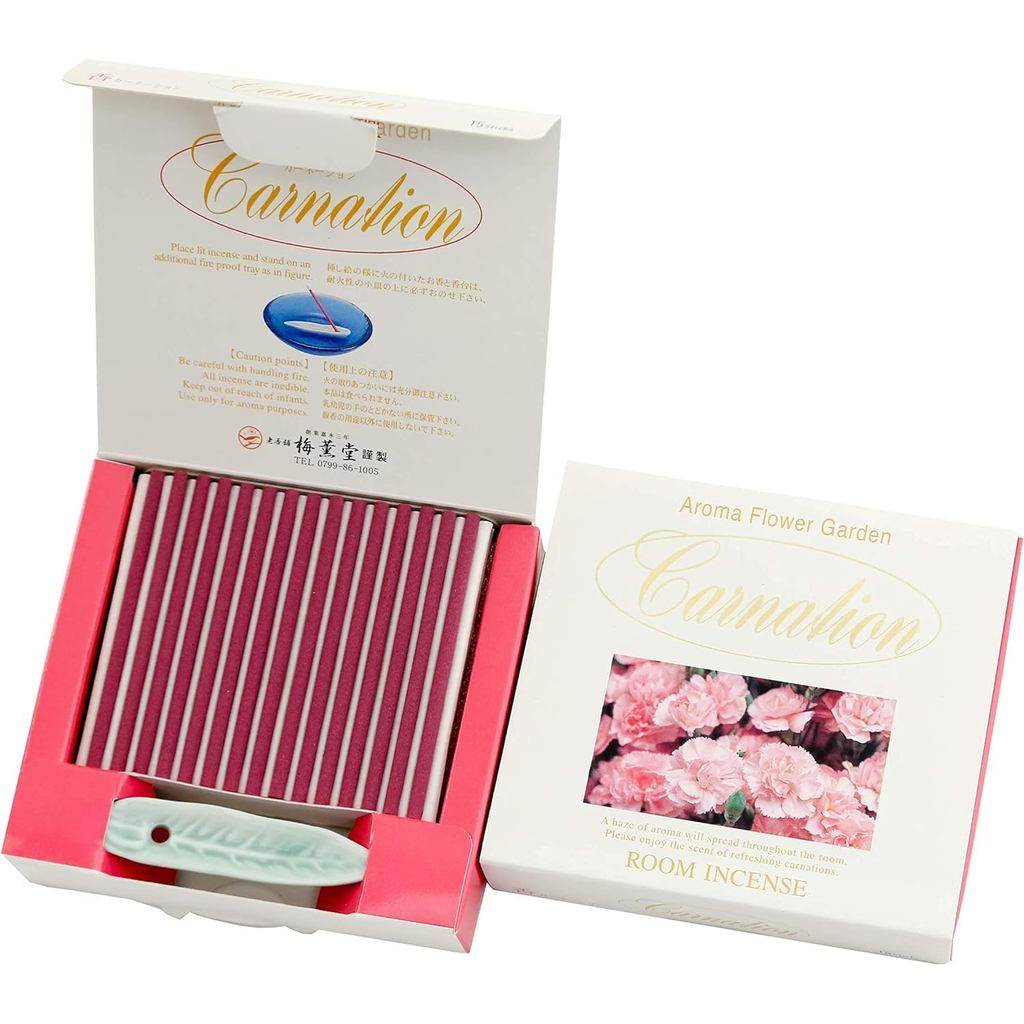 Baikundo Fragrant Flowerbed Floral Incense Sticks – Made in Awaji Island, Japan – Home Aromatherapy Short‑Burn Sticks
