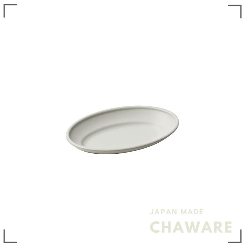 ideaco Showa Grill Oval Plate — S/M/L Sizes (Coconut White, Black)