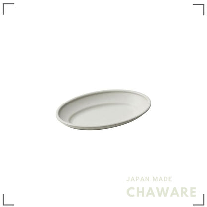 ideaco Showa Grill Oval Plate — S/M/L Sizes (Coconut White, Black)