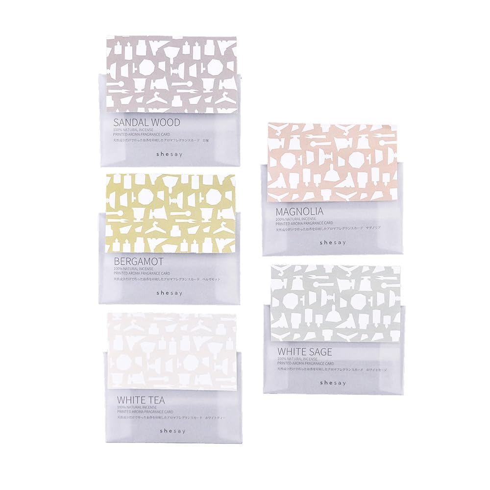 shesay Japanese Natural Incense Fragrance Message Card