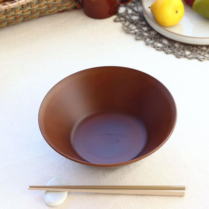 Cerapockke 21cm Japanese Mino/Seto Resin Ramen Donburi Noodle Bowl for Udon Soba Somen