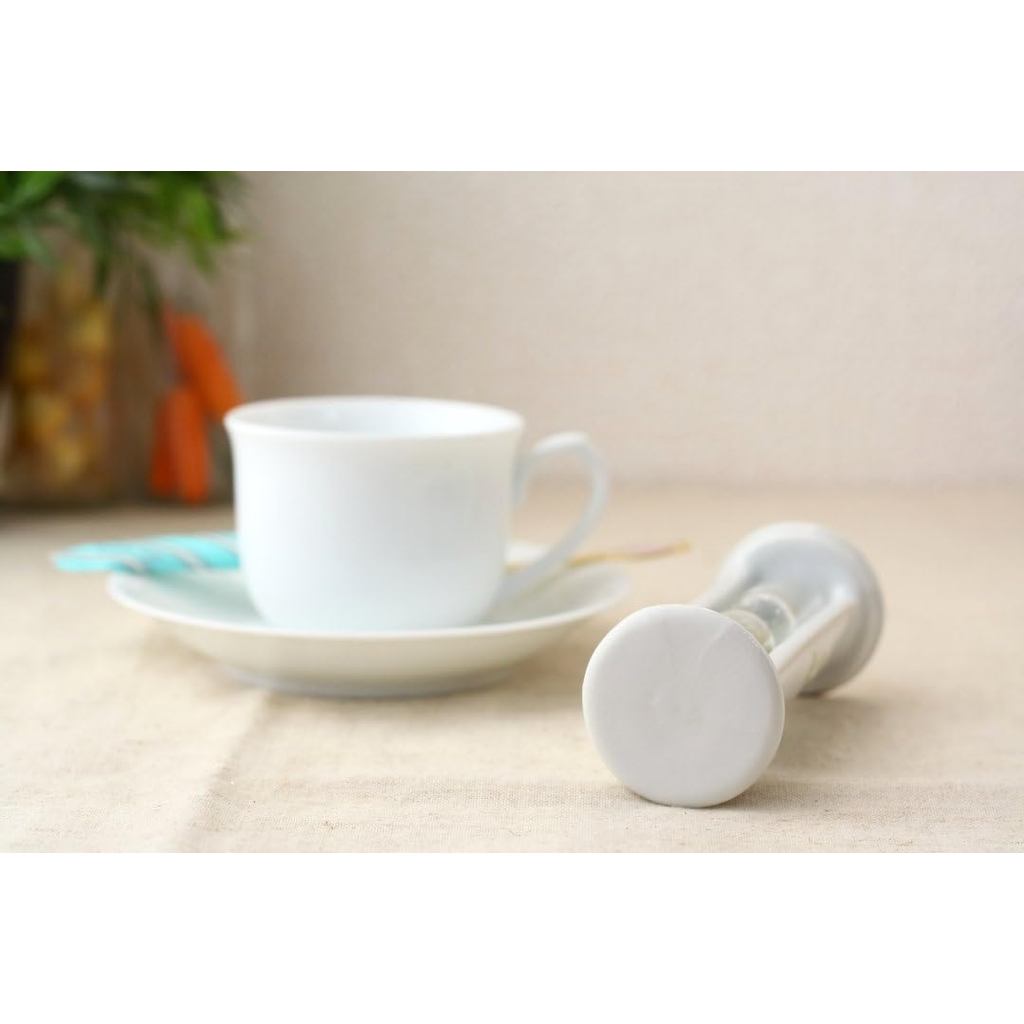 Cerapockke Ceramic 3-Minute Hourglass Seto Ware (Made in Japan) Four-Leaf Clover Tea Timer