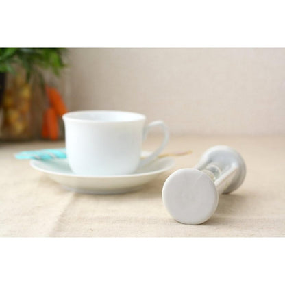 Cerapockke Ceramic 3-Minute Hourglass Seto Ware (Made in Japan) Four-Leaf Clover Tea Timer