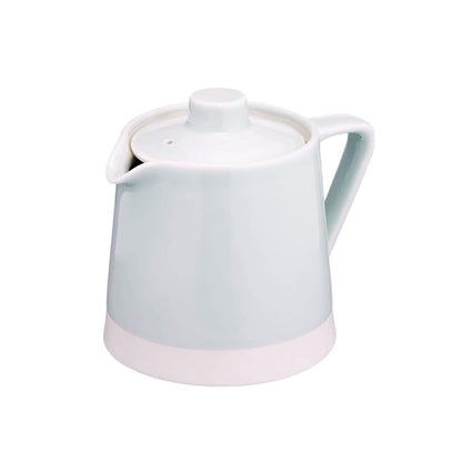 "Hasami Porcelain 'Essence' Teapot Set with Stainless Steel Infuser - 500ml, Assorted Colors (Yellow, Blue, Brown) - Stylish Japanese Tea Pot for Loose Leaf Tea"