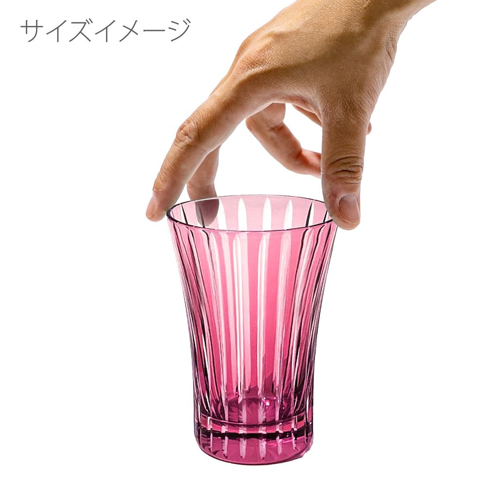 NEW TABLEAU Official Edo Kiriko Tumbler Red Gold TB5269R-20 Made in Japan Gift Box Birthday Gift