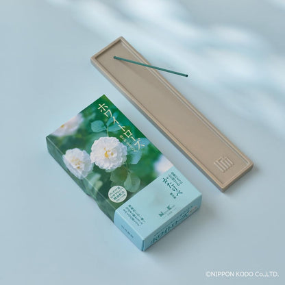 Nippon Kodo Kataribe White Rose Incense Sticks – Low Smoke, Approx. 100g