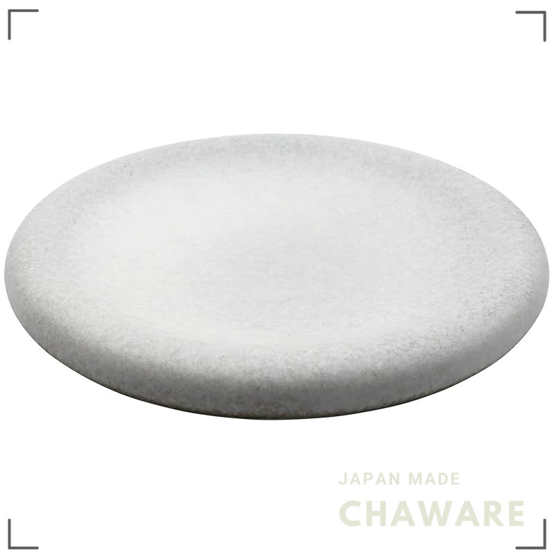 Mino Ware Crater Large Dinner & Pasta Plate, 26cm Gray – Made in Japan